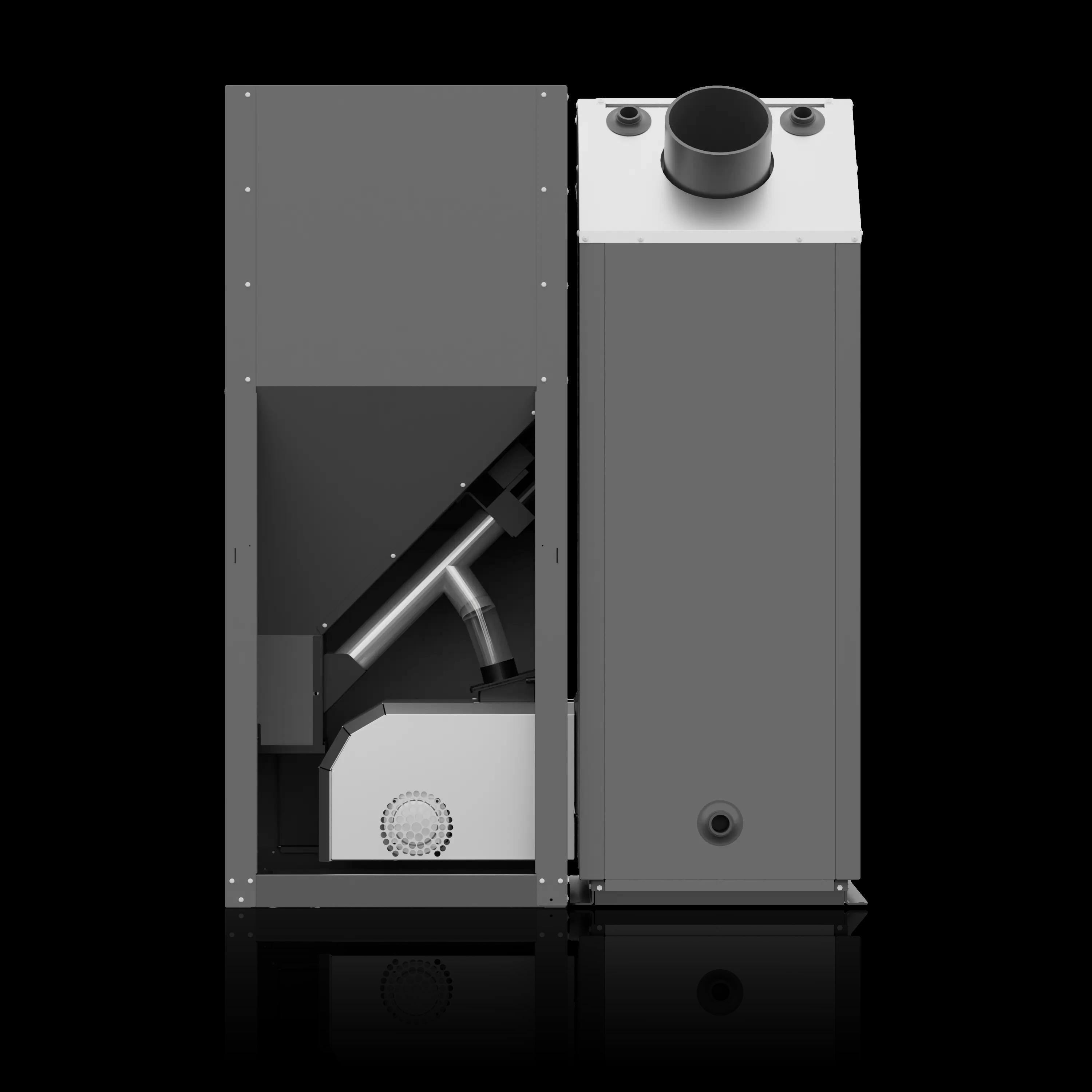 Piec na pellet Stalmark Pellet Texas zdjęcie z tyłu