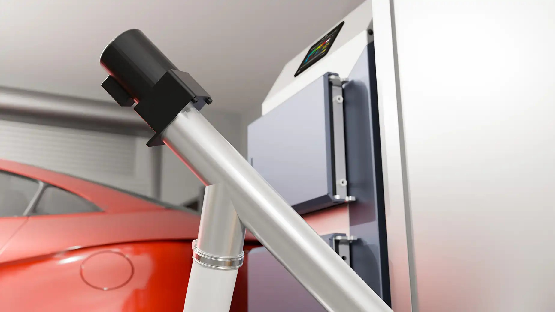 Podajnik ślimakowy w piecu na pellet 5 klasy z podajnikiem